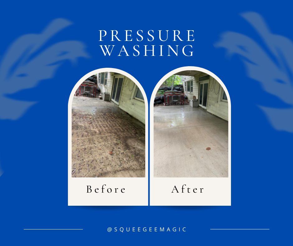 concrete cleaning Eden Prairie MN before and after