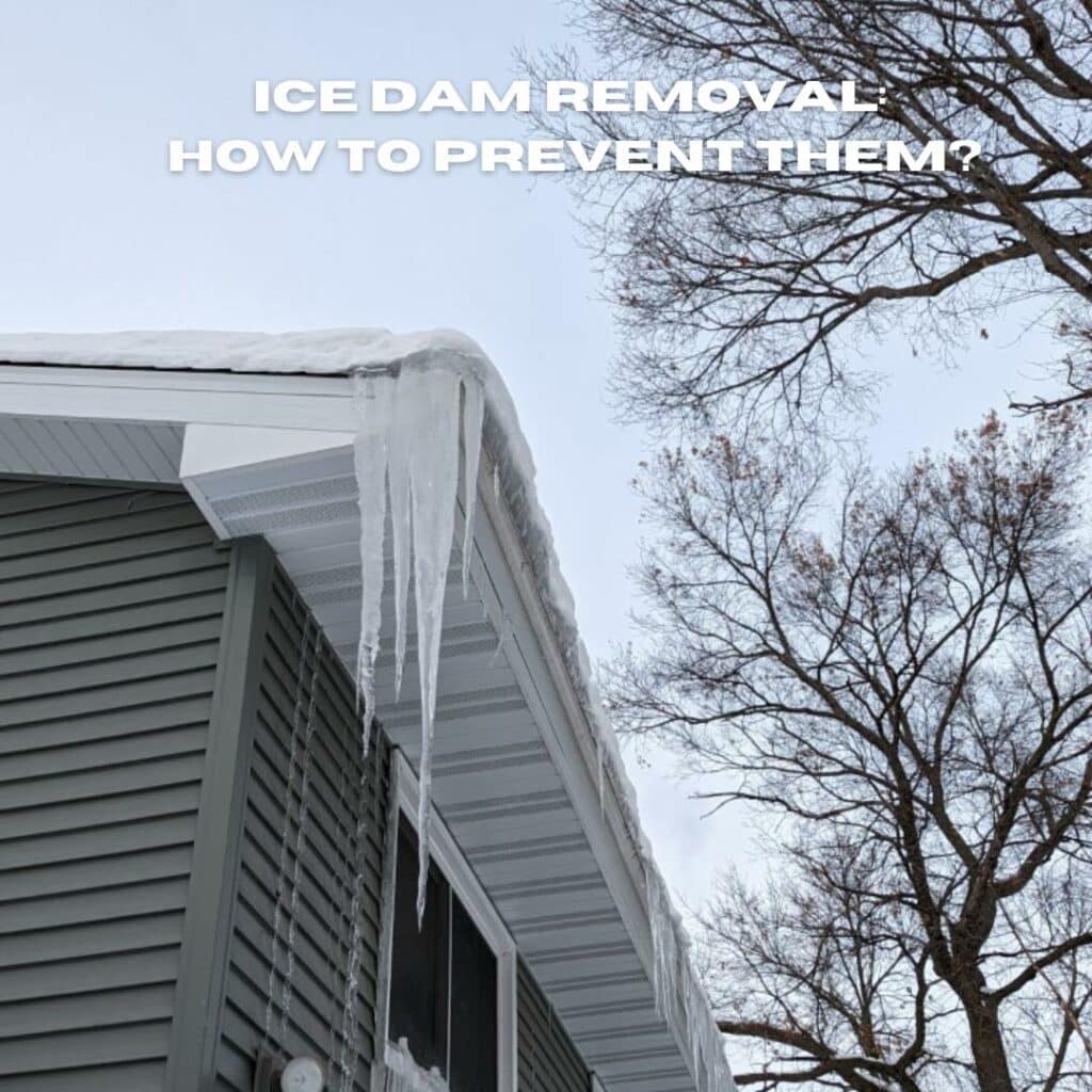 ice dam removal Chanhassen mn