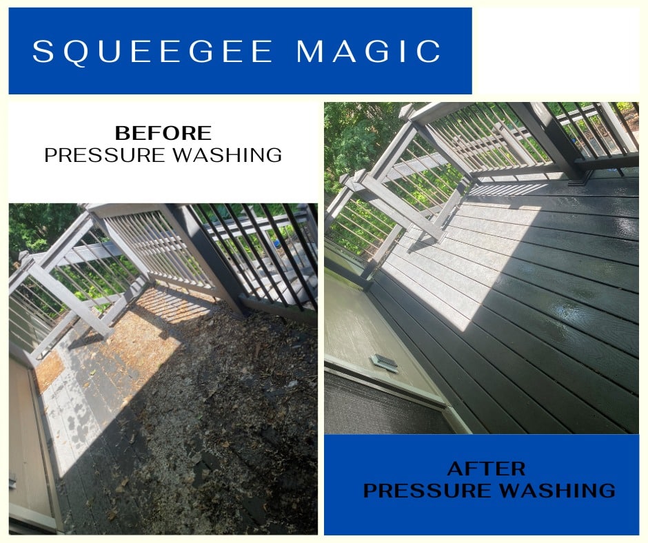 pressure washing Eden Prairie MN before and after